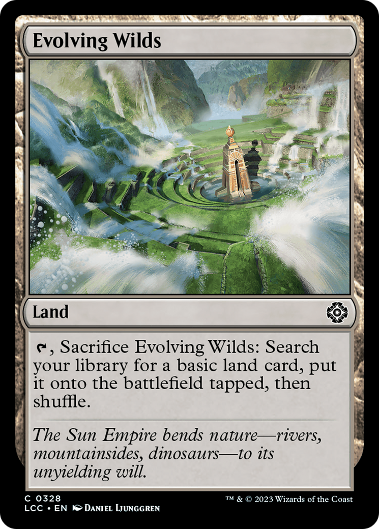 Evolving Wilds (LCC-328) [The Lost Caverns of Ixalan Commander] MTG Single Wizards of the Coast