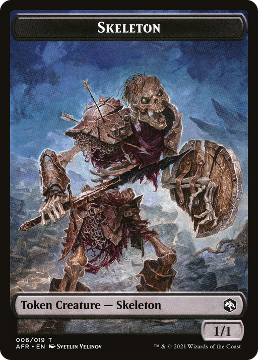 Skeleton (TAFR-006) [Tokens] Adventures in the Forgotten Realms Tokens Foil MTG Single Wizards of the Coast