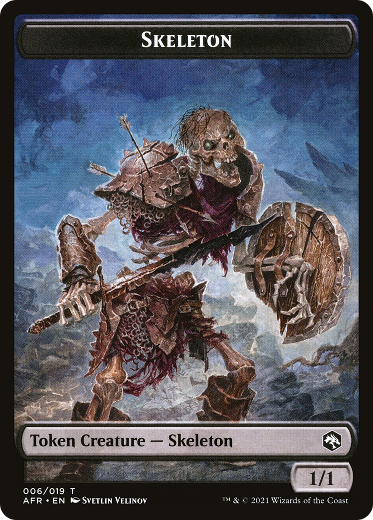 Skeleton (TAFR-006) [Tokens] Adventures in the Forgotten Realms Tokens MTG Single Wizards of the Coast