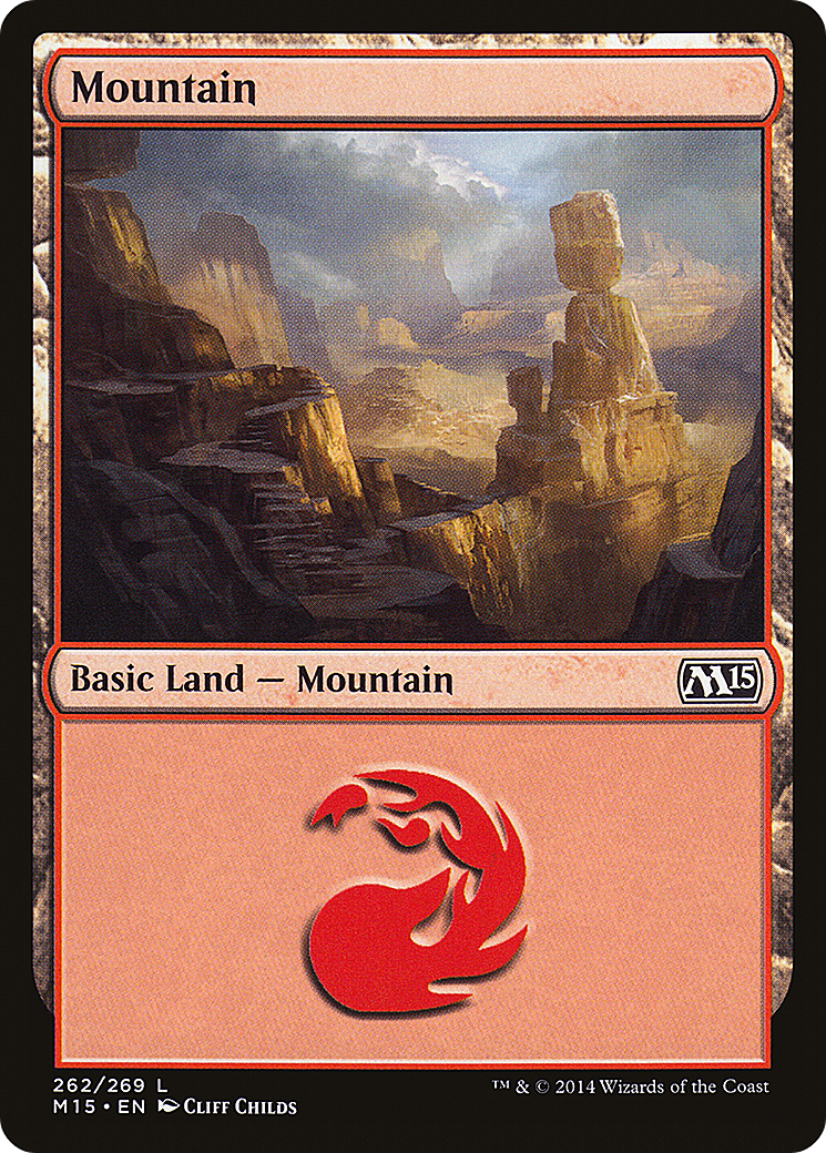 Mountain (M15-262) [Magic 2015] MTG Single Wizards of the Coast