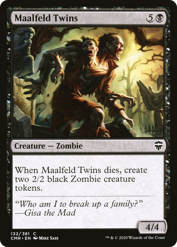 Maalfeld Twins (CMR-132) [Commander Legends] Foil MTG Single Wizards of the Coast