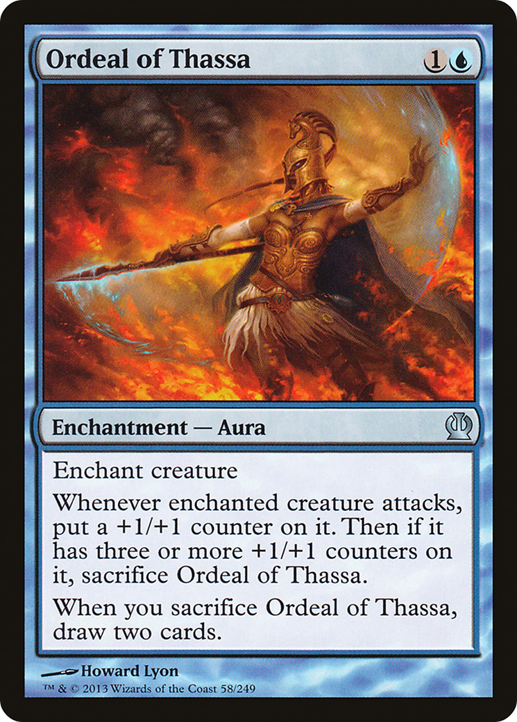 Ordeal of Thassa (THS-058) [Theros] MTG Single Wizards of the Coast
