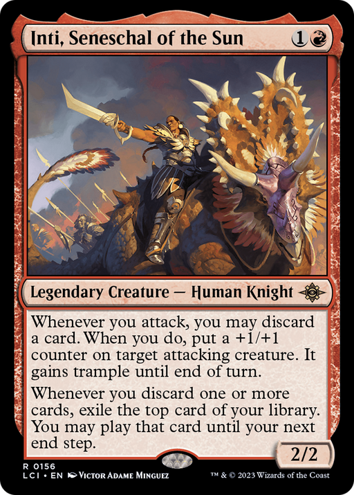 Inti, Seneschal of the Sun (LCI-156) [The Lost Caverns of Ixalan] MTG Single Wizards of the Coast