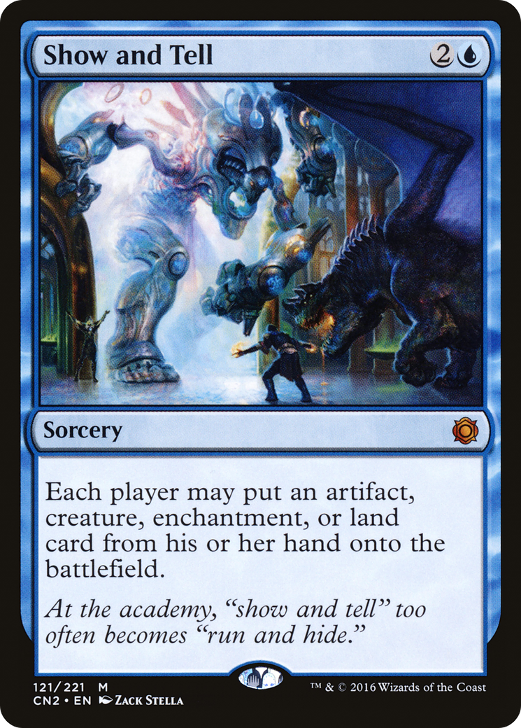 Show and Tell (CN2-121) [Conspiracy: Take the Crown] Foil MTG Single Wizards of the Coast