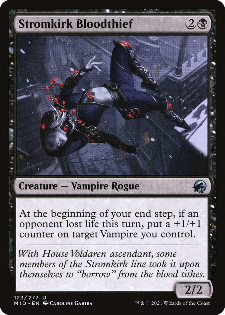 Stromkirk Bloodthief (MID-123) [Innistrad: Midnight Hunt] Foil MTG Single Wizards of the Coast