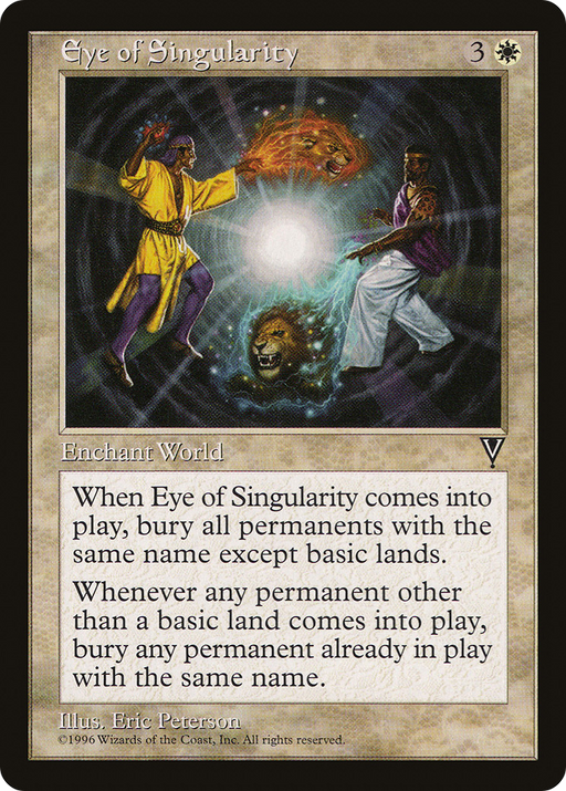 Eye of Singularity (VIS-004) [Visions] MTG Single Wizards of the Coast