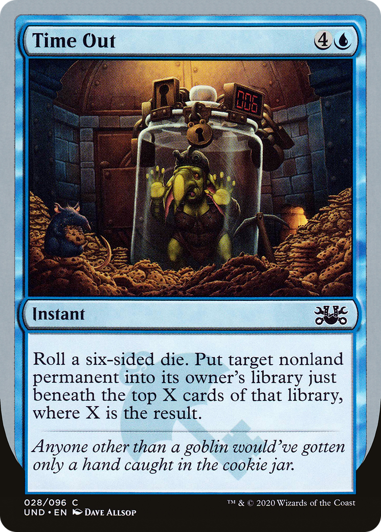 Time Out (UND-028) [Unsanctioned] MTG Single Wizards of the Coast