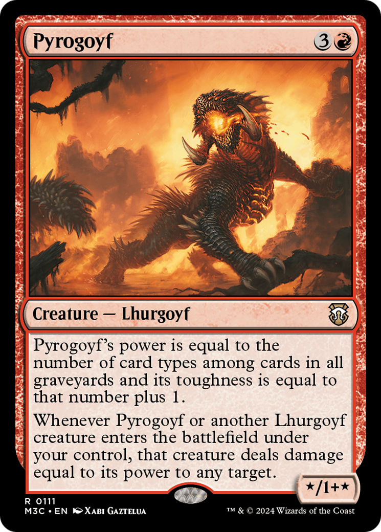 Pyrogoyf (M3C-111) [Modern Horizons 3 Commander] MTG Single Wizards of the Coast