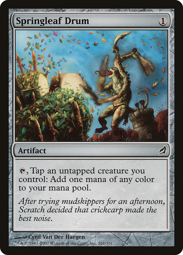 Springleaf Drum (LRW-261) [Lorwyn] Foil MTG Single Wizards of the Coast