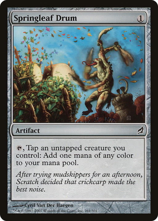 Springleaf Drum (LRW-261) [Lorwyn] Foil MTG Single Wizards of the Coast