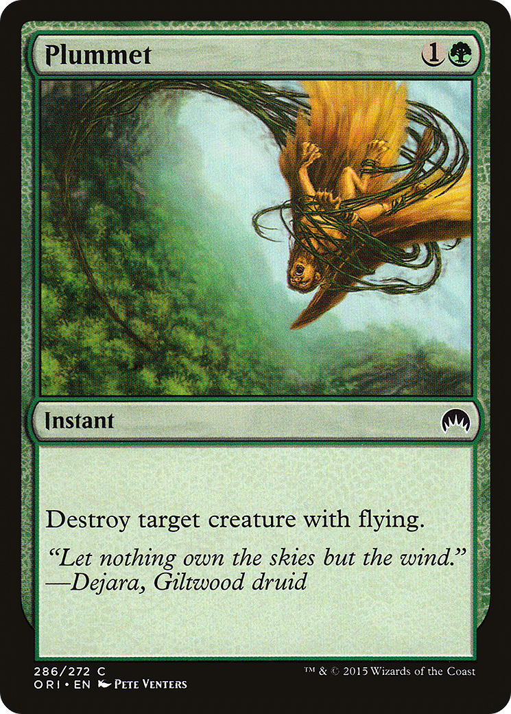 Plummet (ORI-286) [Magic Origins] MTG Single Wizards of the Coast