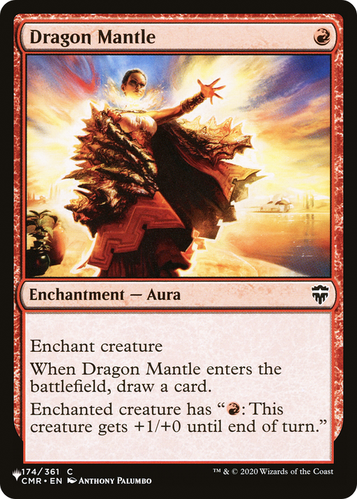 Dragon Mantle (LIST-CMR-174) [Mystery Booster] The List Reprints MTG Single Wizards of the Coast