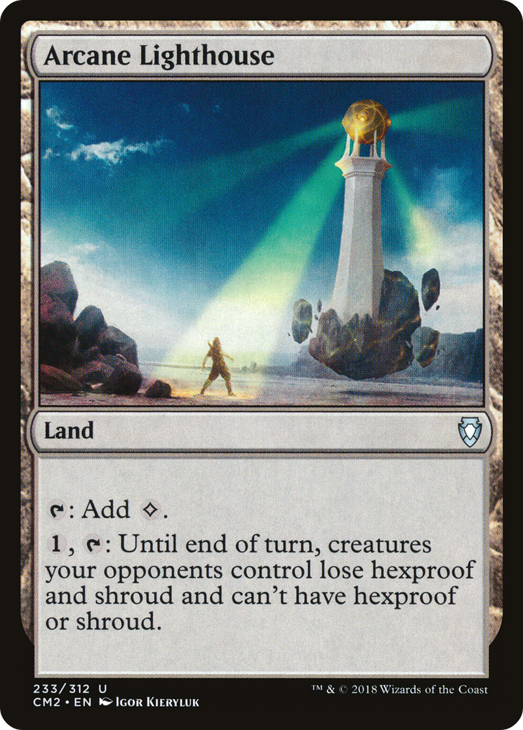 Arcane Lighthouse (CM2-233) [Commander Anthology Volume II] MTG Single Wizards of the Coast