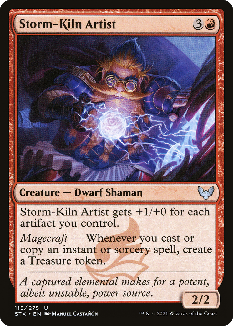 Storm-Kiln Artist (STX-115) [Strixhaven: School of Mages] MTG Single Wizards of the Coast