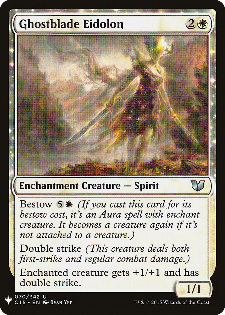 Ghostblade Eidolon (LIST-070) [Mystery Booster] The List MTG Single Wizards of the Coast