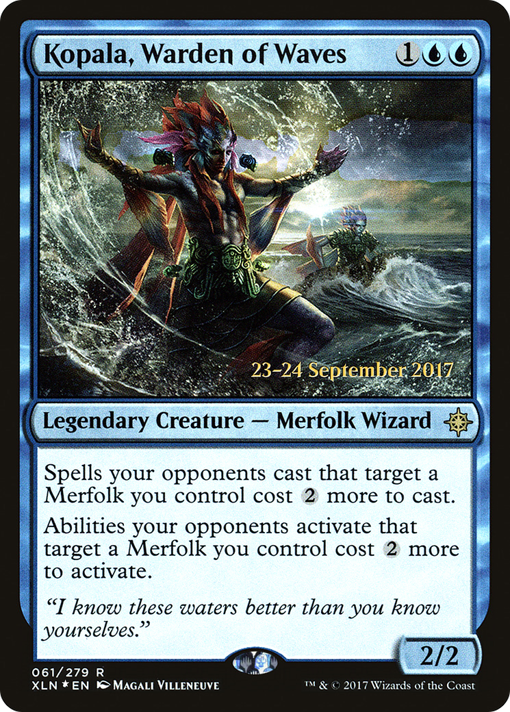 Kopala, Warden of Waves (PRE-061) [Ixalan Promos] Foil MTG Single Wizards of the Coast