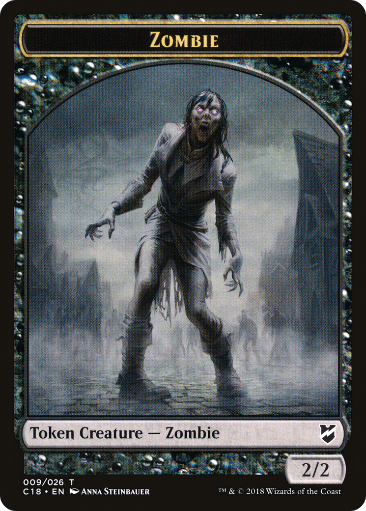 Zombie (TC18-009) [Tokens] Commander 2018 Tokens MTG Single Wizards of the Coast