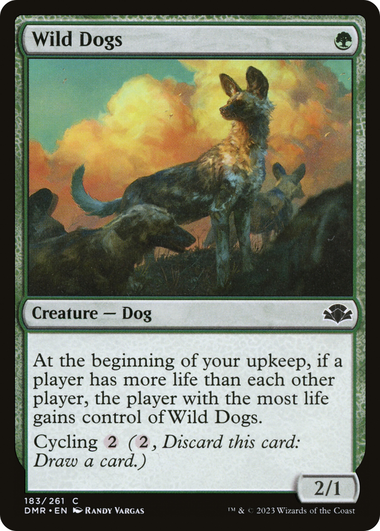 Wild Dogs (DMR-183) [Dominaria Remastered] Foil MTG Single Wizards of the Coast
