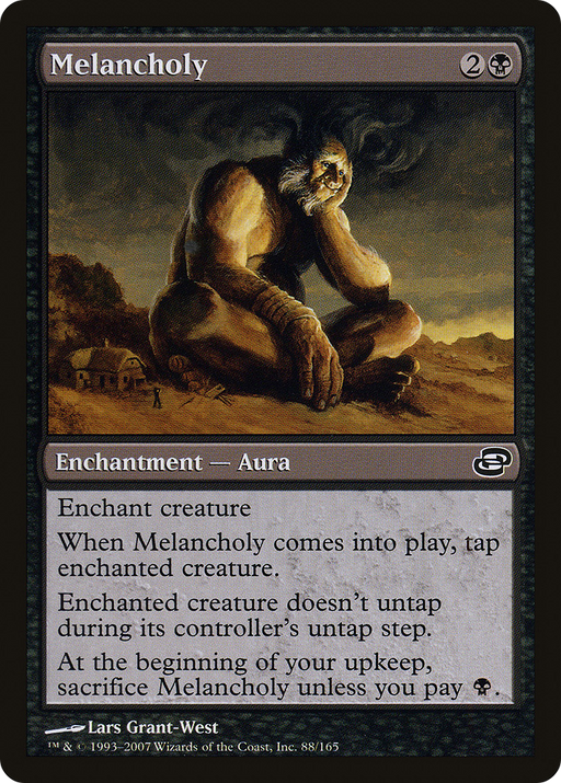 Melancholy (PLC-088) [Planar Chaos] (colorshifted) MTG Single Planar Chaos