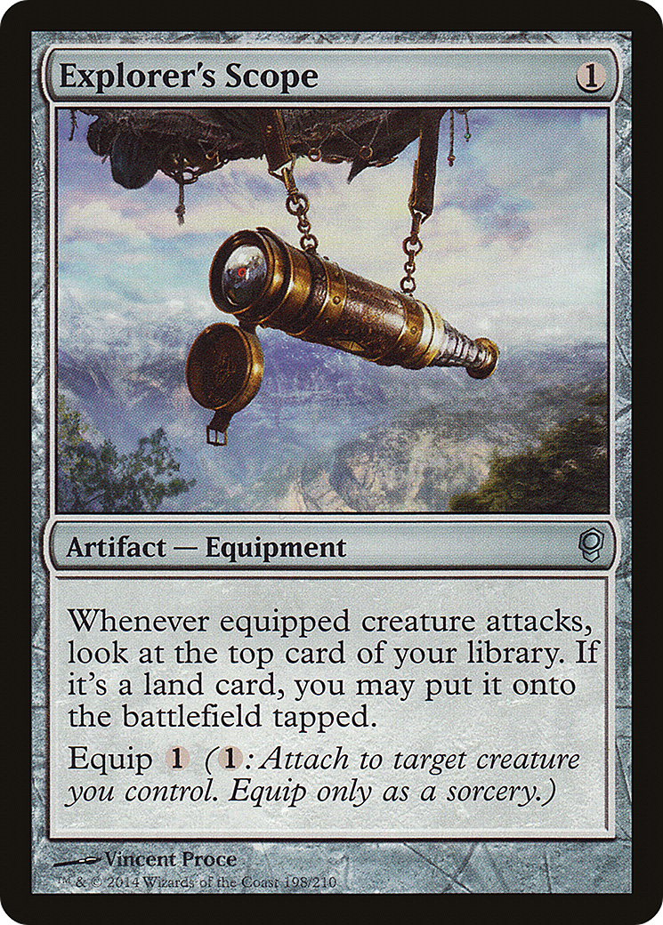 Explorer's Scope (CNS-198) [Conspiracy] MTG Single Wizards of the Coast