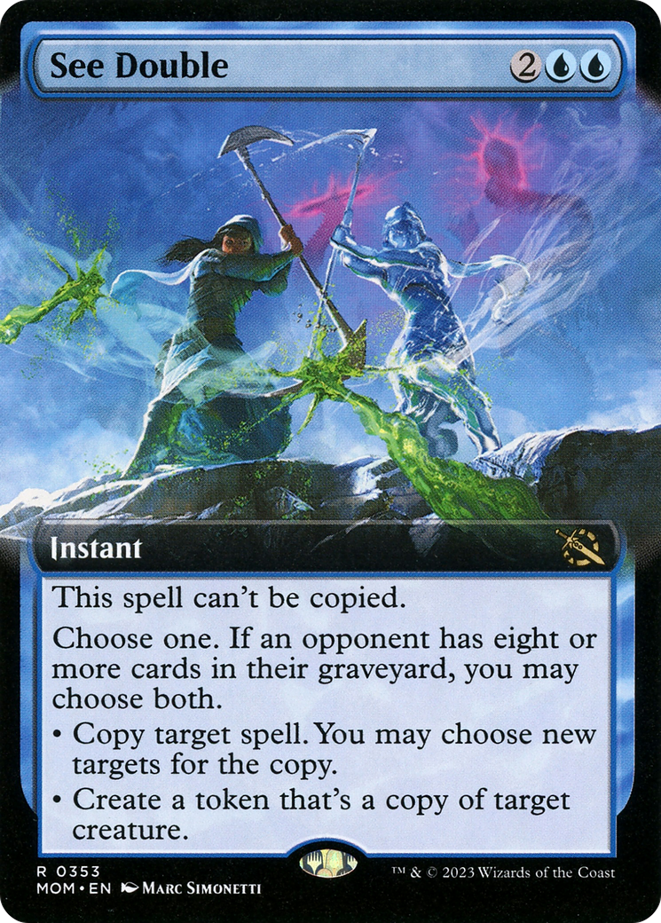 See Double (MOM-353) [March of the Machine] (Extended Art) MTG Single Wizards of the Coast