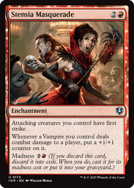 Stensia Masquerade (INR-172) [Innistrad Remastered] Foil MTG Single Wizards of the Coast