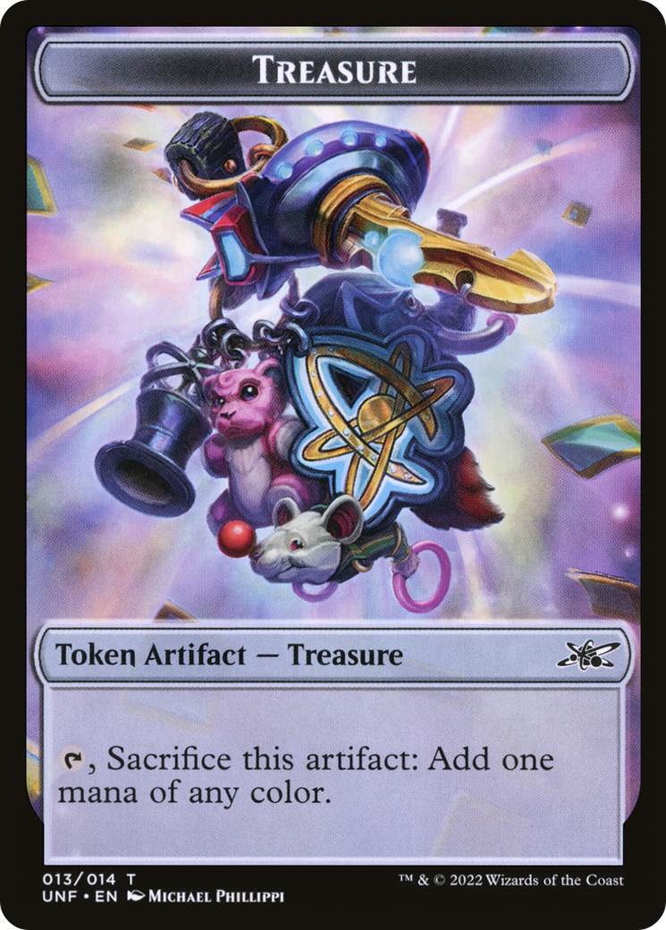 Treasure (UNF-013) [Tokens] Unfinity Tokens MTG Single Wizards of the Coast