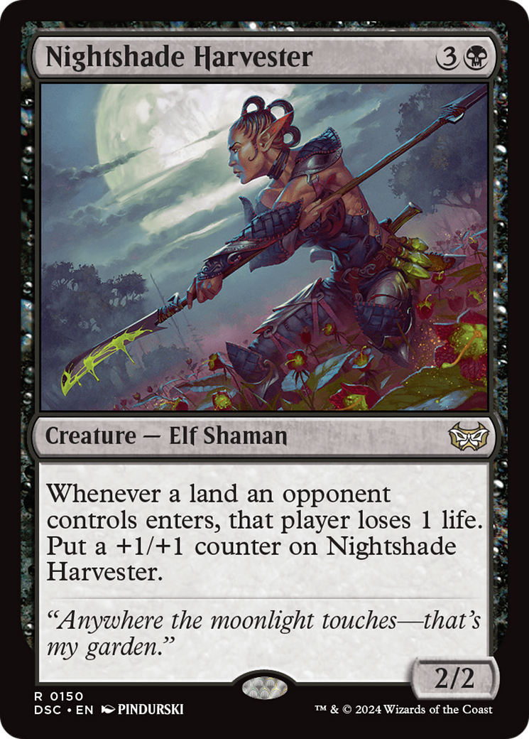 Nightshade Harvester (DSC-150) [Duskmourn: House of Horror Commander] MTG Single Wizards of the Coast