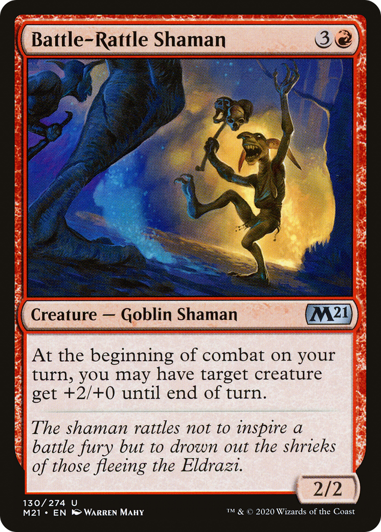 Battle-Rattle Shaman (M21-130) [Core Set 2021] MTG Single Wizards of the Coast