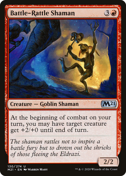 Battle-Rattle Shaman (M21-130) [Core Set 2021] MTG Single Wizards of the Coast