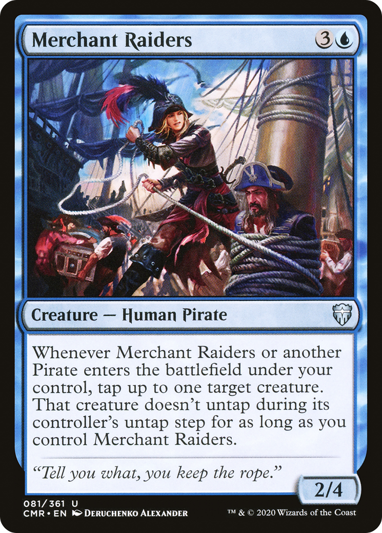 Merchant Raiders (CMR-081) [Commander Legends] Foil MTG Single Wizards of the Coast