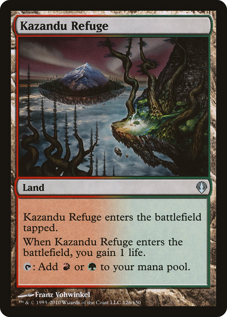 Kazandu Refuge (ARC-126) [Misc] Archenemy MTG Single Wizards of the Coast