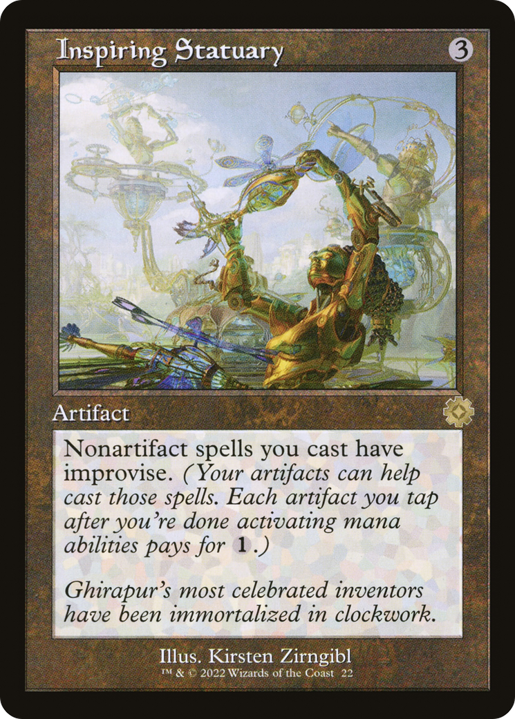 Inspiring Statuary (BRR-022) [The Brothers' War Retro Artifacts] MTG Single Wizards of the Coast
