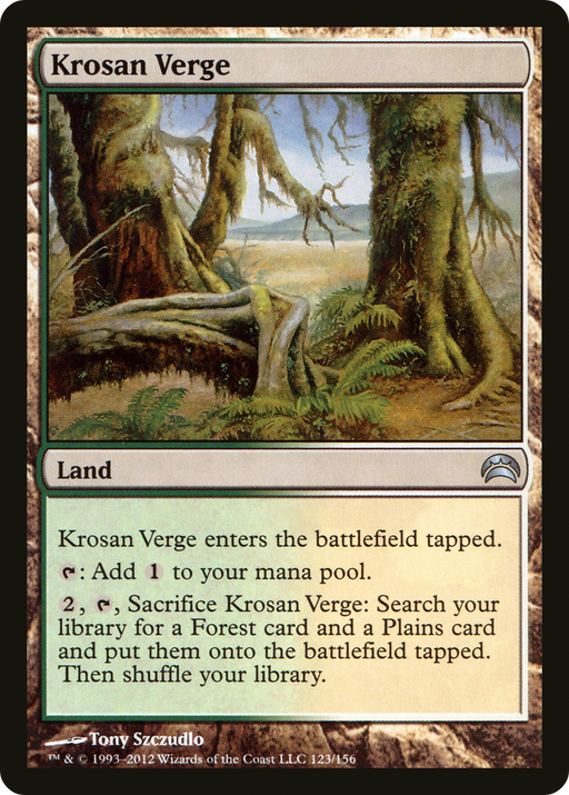 Krosan Verge (PC2-123) [Misc] Planechase 2012 Foil MTG Single Wizards of the Coast