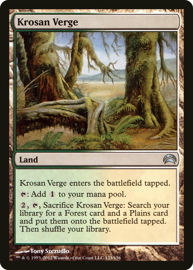 Krosan Verge (PC2-123) [Misc] Planechase 2012 MTG Single Wizards of the Coast