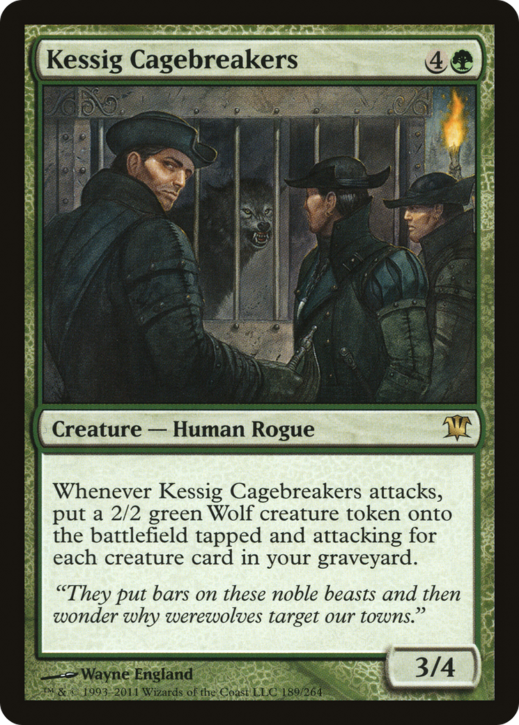 Kessig Cagebreakers (ISD-189) [Innistrad] Foil MTG Single Wizards of the Coast
