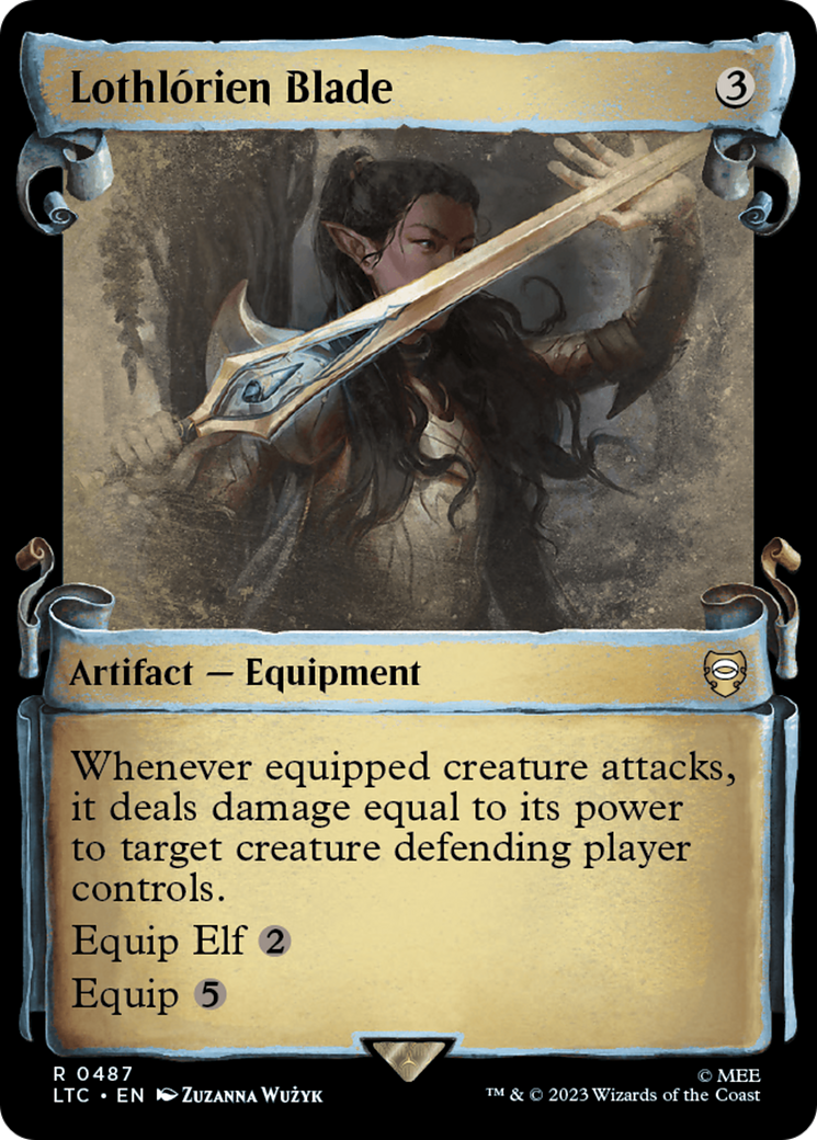 Lothlórien Blade (LTC-487) [Tales of Middle-earth Commander] (Showcase) MTG Single Wizards of the Coast