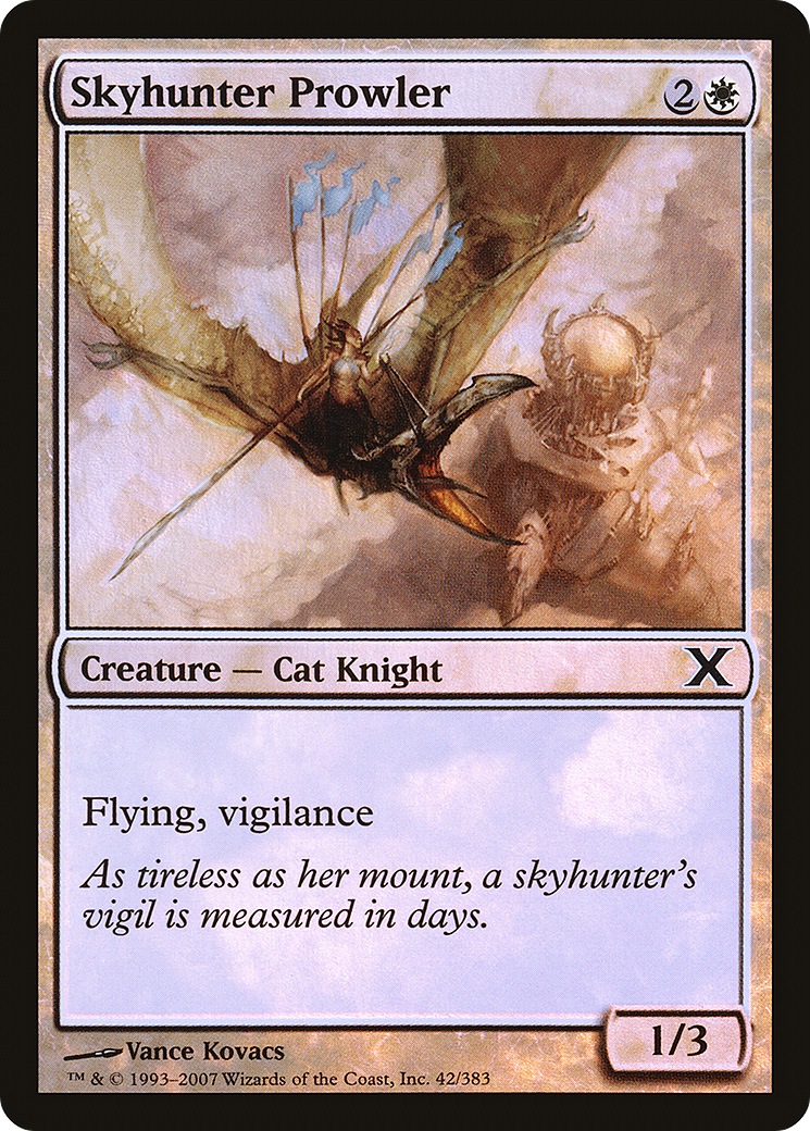 Skyhunter Prowler (10E-42★) [Tenth Edition] Foil MTG Single Wizards of the Coast