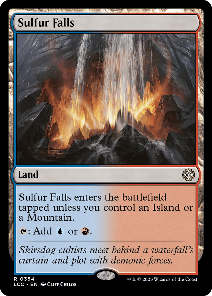 Sulfur Falls (LCC-354) [The Lost Caverns of Ixalan Commander] MTG Single Wizards of the Coast