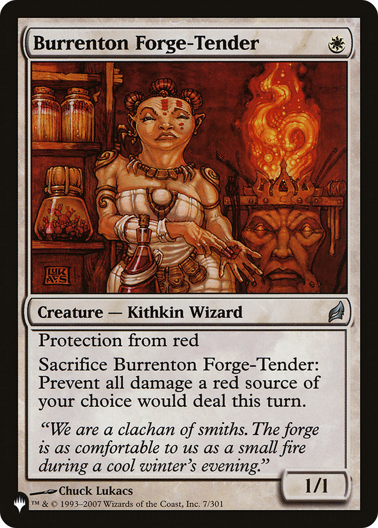 Burrenton Forge-Tender (LIST-7/301) [Mystery Booster] The List MTG Single Wizards of the Coast