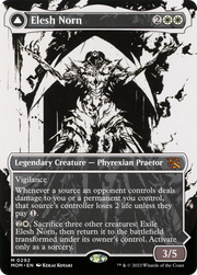 Elesh Norn (MOM-292) [March of the Machine] (Showcase) (Borderless) MTG Single Wizards of the Coast