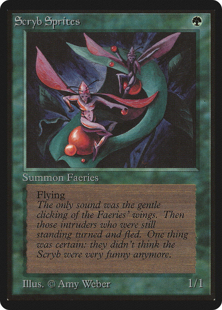 Scryb Sprites (LEB-216) [Oldschool] Limited Edition Beta MTG Single Wizards of the Coast