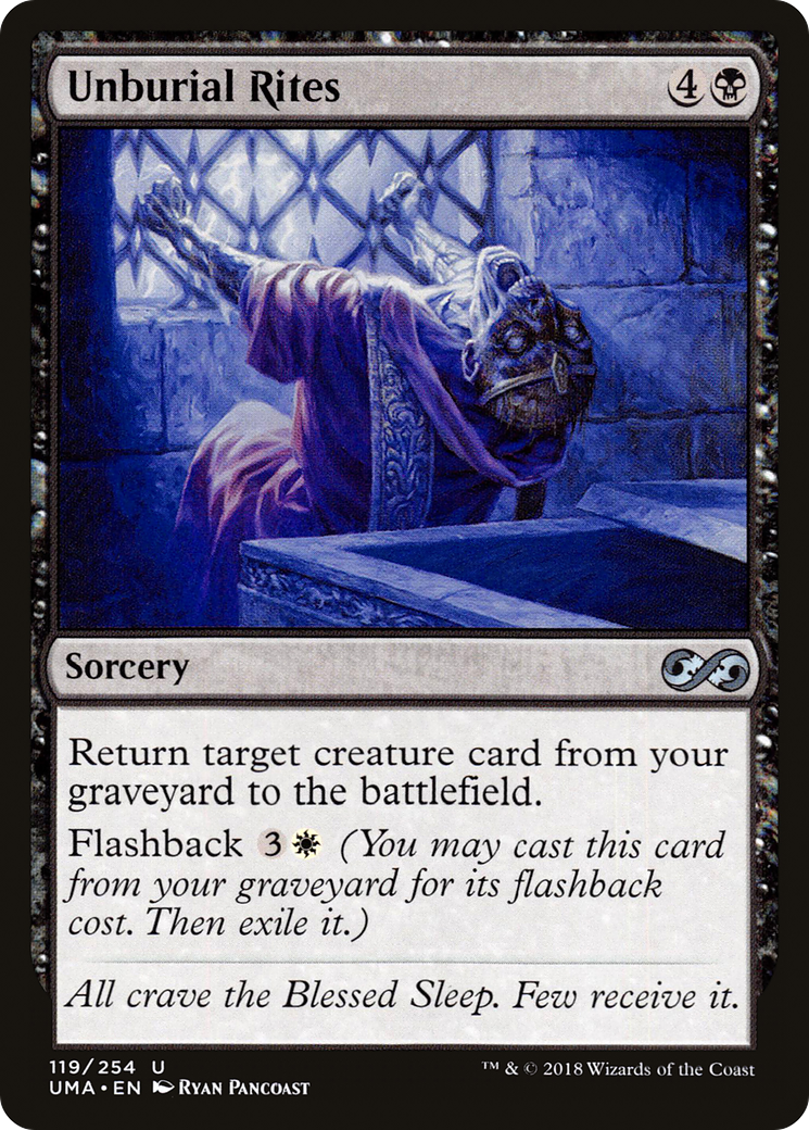 Unburial Rites (UMA-119) [Ultimate Masters] Foil MTG Single Wizards of the Coast