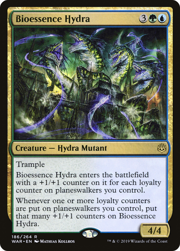 Bioessence Hydra (WAR-186) [War of the Spark] Foil MTG Single Wizards of the Coast