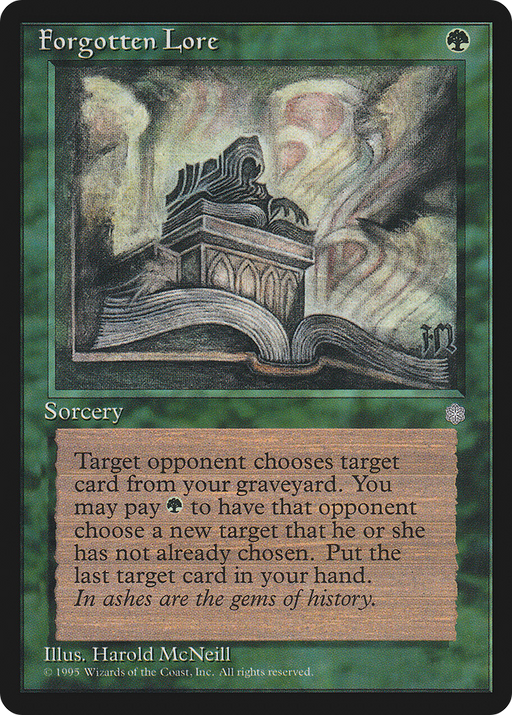 Forgotten Lore (ICE-237) [Ice Age] MTG Single Wizards of the Coast