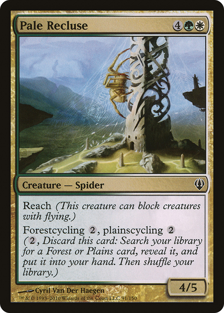 Pale Recluse (ARC-091) [Misc] Archenemy MTG Single Wizards of the Coast