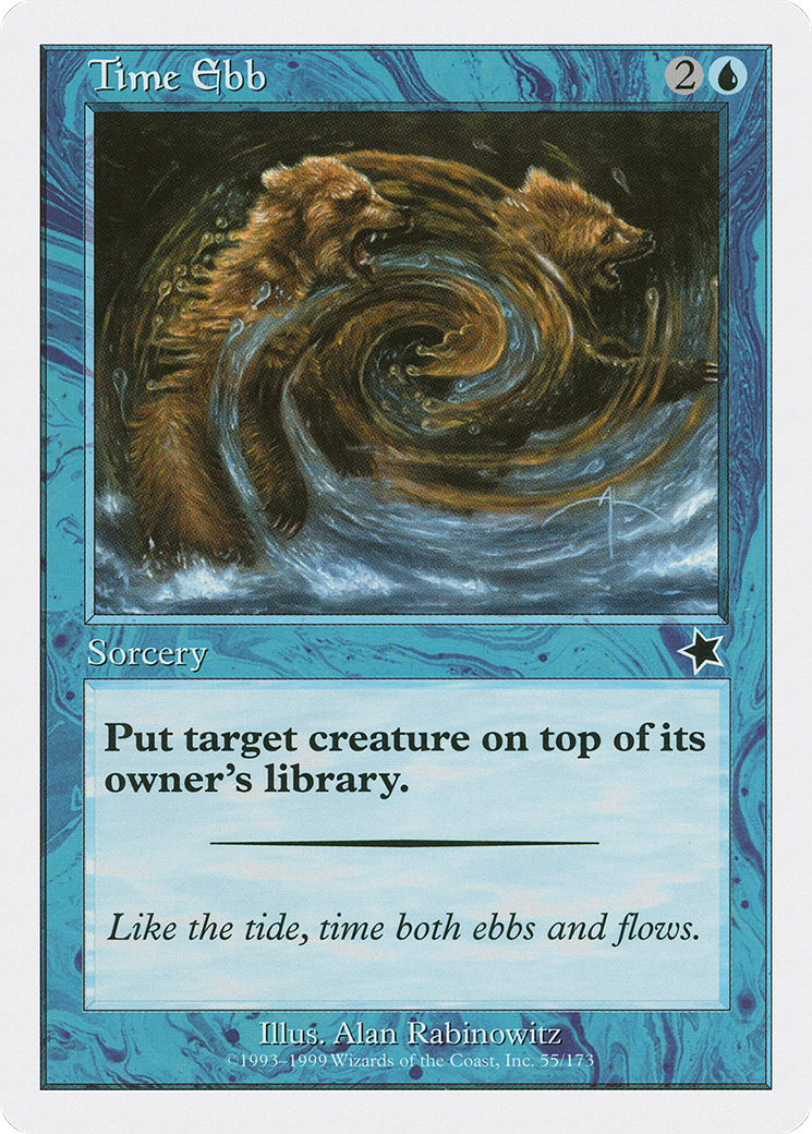 Time Ebb (S99-055) [Misc] Starter 1999 MTG Single Wizards of the Coast