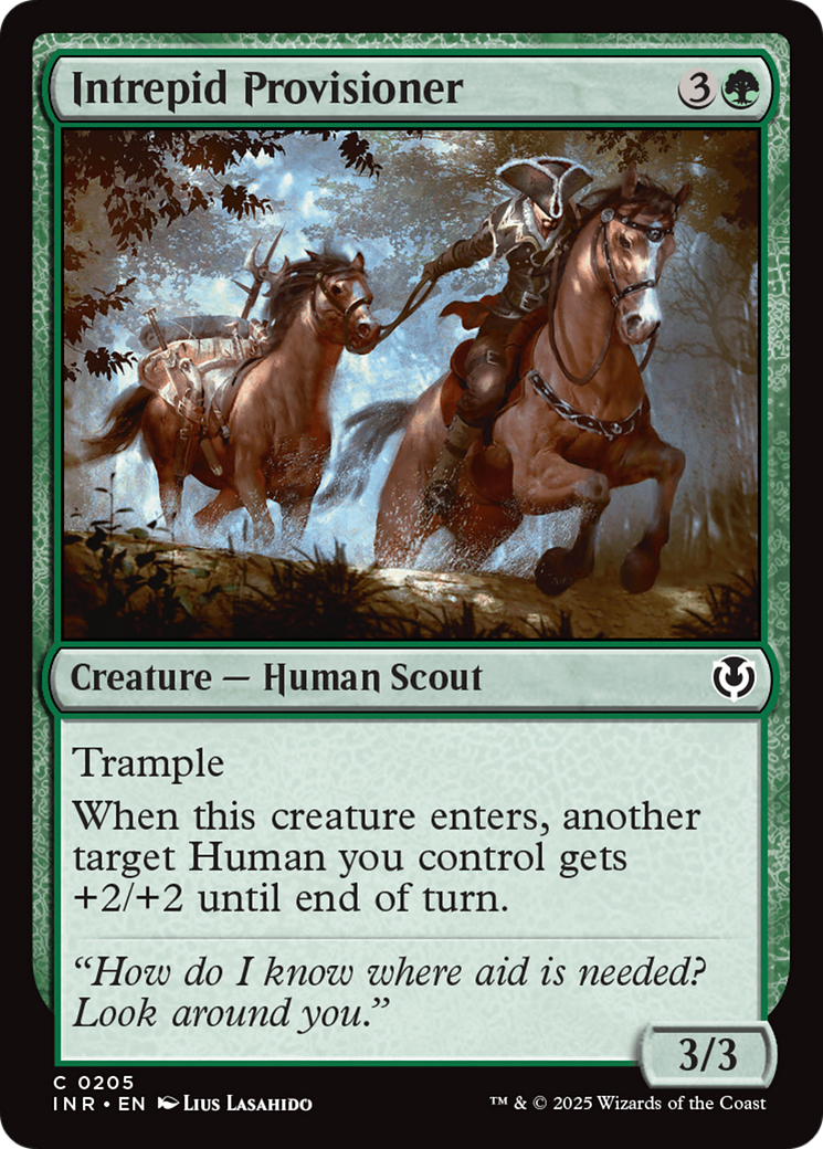 Intrepid Provisioner (INR-205) [Innistrad Remastered] MTG Single Wizards of the Coast