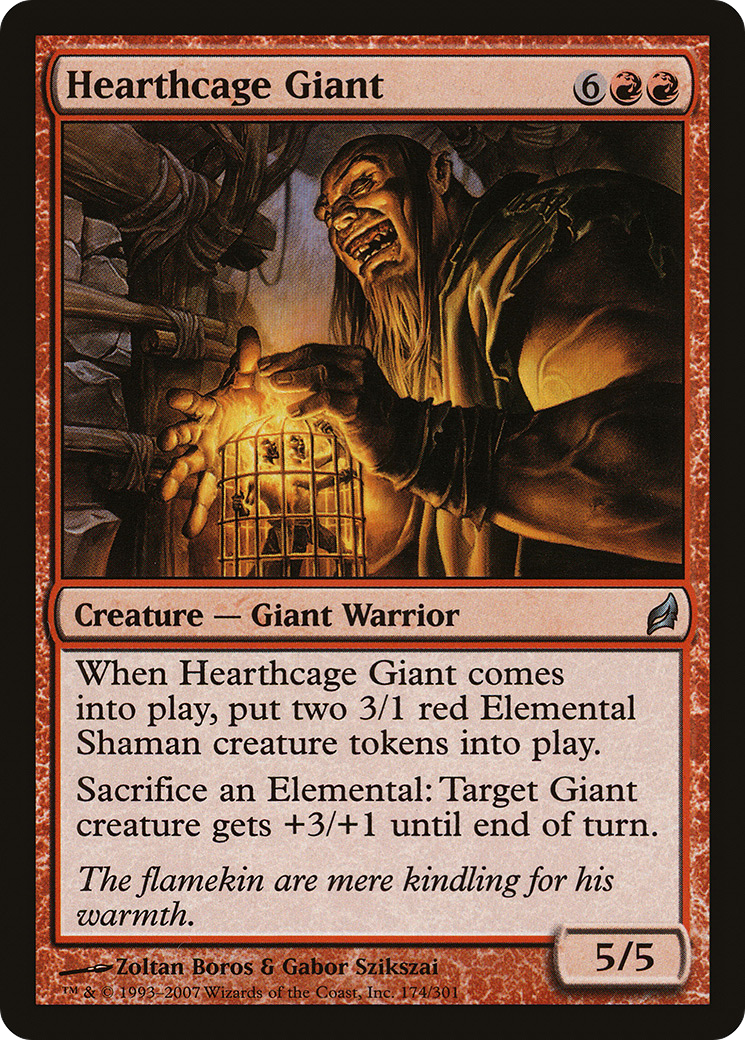 Hearthcage Giant (LRW-174) [Lorwyn] Foil MTG Single Wizards of the Coast