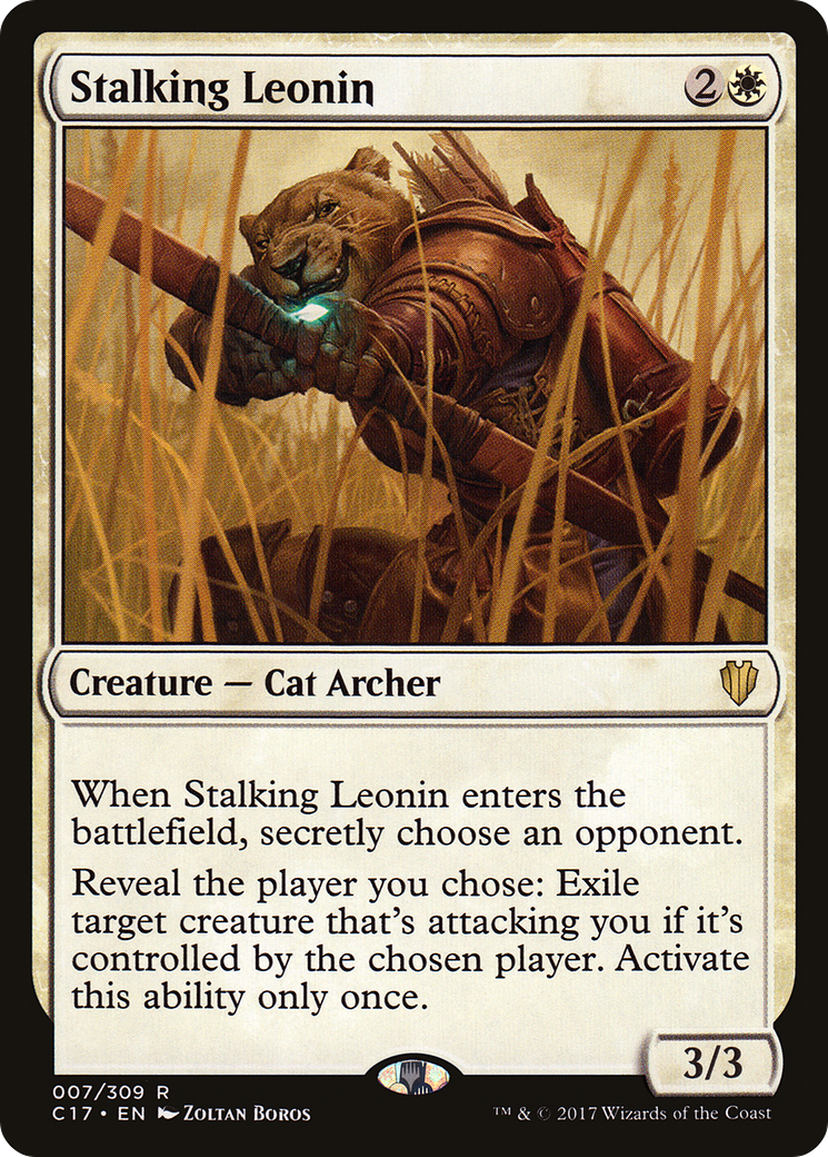 Stalking Leonin (C17-007) [Commander 2017] MTG Single Wizards of the Coast